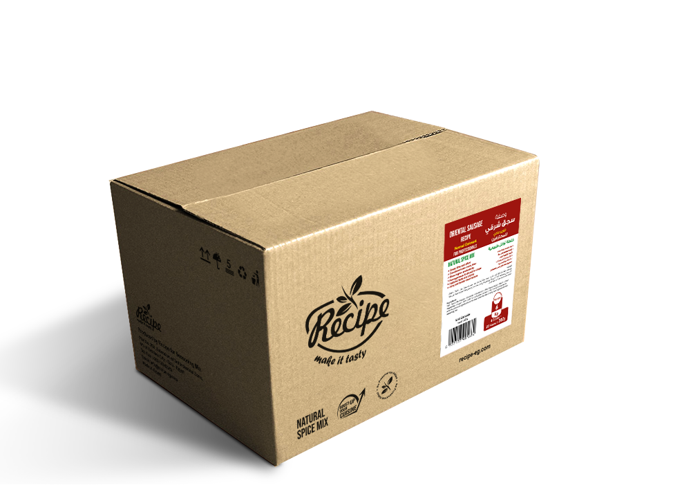 وصفة سجق شرقي لون عادي 6 كجم (20 عبوة × 300 جرام)