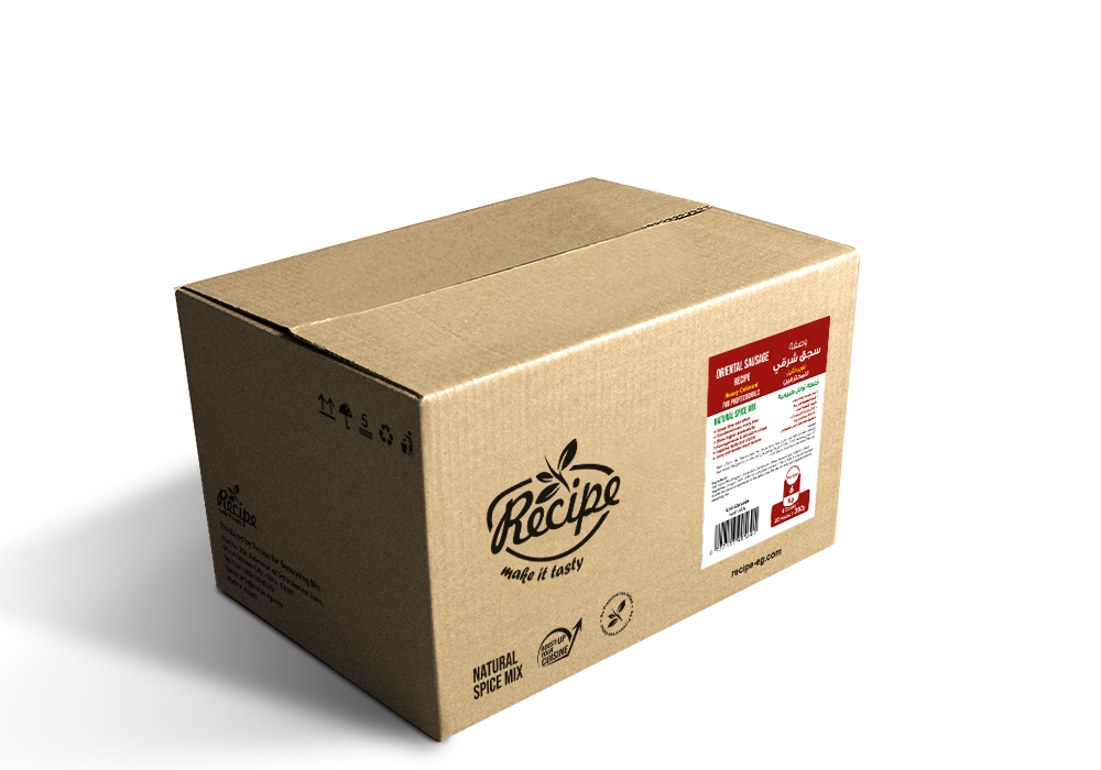 وصفة سجق شرقي لون ثقيل 6 كجم (20 عبوة × 300 جرام)