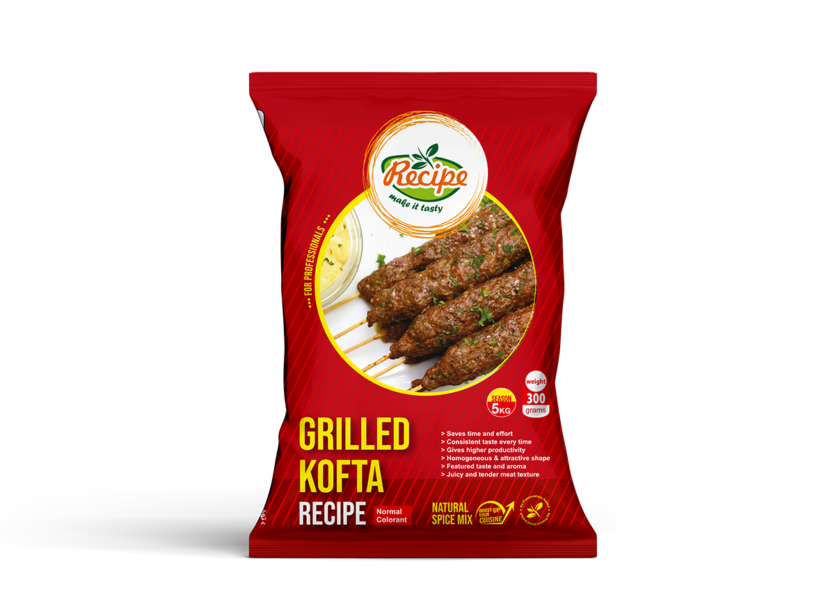 وصفة كفتة سيخ  لون عادي عبوة 300 جرام